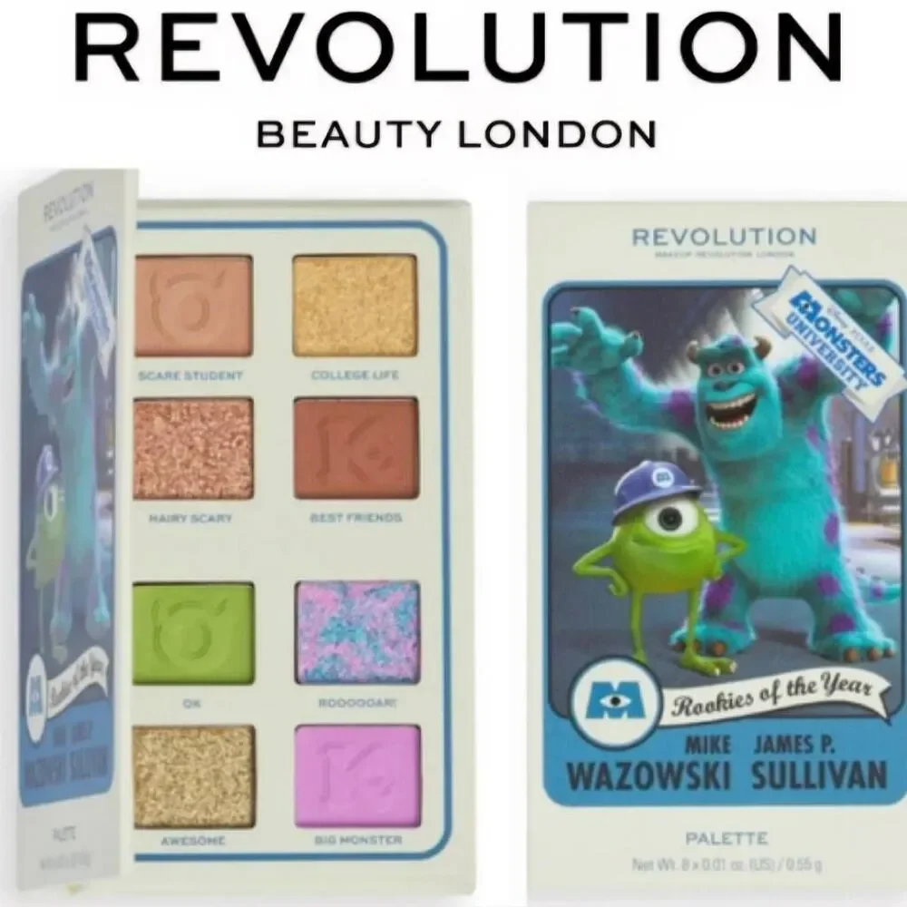 Revolution Beauty X Monsters‎ University Mike & Sulley Scare Card  Palette